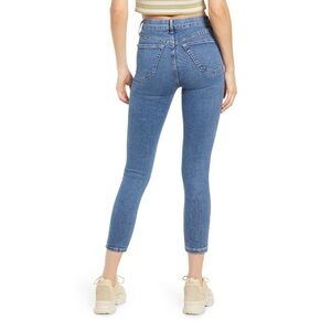 Topshop Jamie Blue Ankle Skinny Jeans